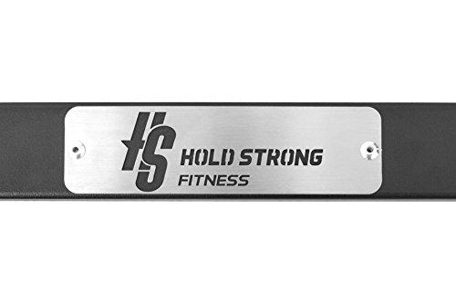 HOLD STRONG Fitness – Klimmzugstange für Cross-Training mit Studiozulassung nach EN 957 – perfekt geeignet für Kipping-Pullups und Muscle-Ups, weiter Wandabstand! (Wand- oder Deckenmontage möglich) - 4