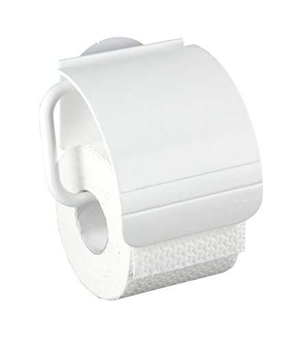 Wenko 22267100 Toilettenpapierhalter PVC 15 x 5 x 14 cm, Weiß - 5