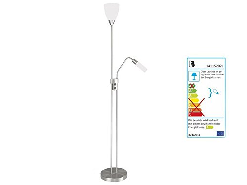 Preisvergleich Produktbild Energiespar Deckenfluter Livarno Lux Leselampe Stehlampe [Energieklasse A+]