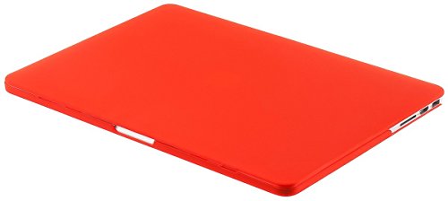 Matt Notebookhülle / schützen Koffer für MacBook Pro 13 Zoll mit Retina-Display (Modell A1502 / A1425 ohne DVD-Player) – Rot (Mit einem kostenlosen europäischen Version transparenten Tastaturschutz Haut) - 4