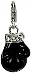 Charm boxing glove in steel by Charming Charms. Free shipping up to 30£