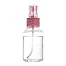 Drillpro Colorful Refillable Essential Oil Perfume Bottles Empty Plastic Perfume Atomizer Spray Bottle Shampoo Container 50 ML For Travel Handbag Pink