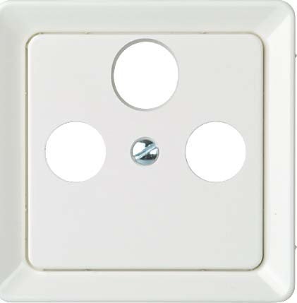 Preisvergleich Produktbild Elso Zentralplatte für Ant-Steckdose3-Loch RENOCLIC, reinweiß, 503624