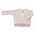 BabywearUK Pink Stripe Baby Cardigan - 3-6months - British Made