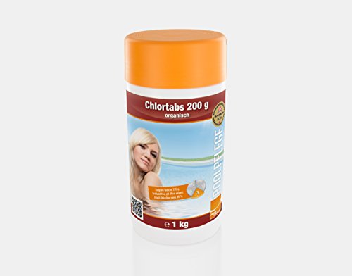 Steinbach Poolchemie, Chlortabs 200 g organisch, weiß, 10x10x20 cm, 0752201