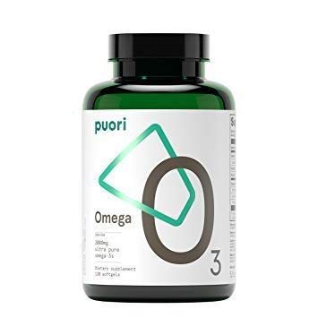 Puori | O3: 2000mg Omega 3 - Ultra Pure Fish Oil Softgel | 1 x 120s (ES)