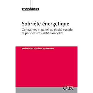 Sobriété énergétique: Contraintes matérielles, équité sociale et perspectives institutionnelles (Indisciplines)