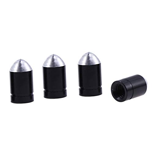 Preisvergleich Produktbild Vosarea 4 stücke Aluminiumlegierung Fahrrad Reifen Ventilkappen Staubabdeckungen Französisch Stil Presta Ventilkappe