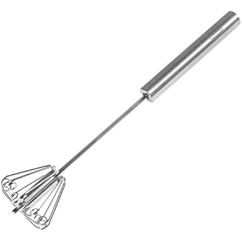 Quirl, Schneebesen aus rostfreiem Edelstahl, Handquirl für