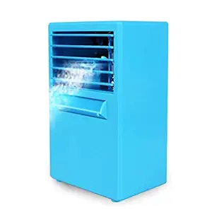 WorldCare Mini Size Air Cooler Personal Space Cooler The Quick & Easy Way to Cool Any Space Air Conditioner Device Desk Drop Ship Color Blue Plug Type EU210167 | Pack of 1