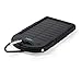 Produktbild ReclamTech Externer Akku Power Bank Solar-Ladegerät mit 1 LED, 4000 mAh, 2 USB-Ports und Micro-USB-Eingang, Kabel inbegriffen, Schwarz