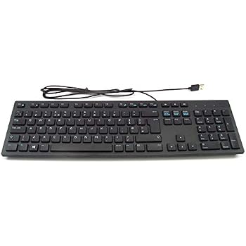 Tastiera Cablata Dell KB216-BK-US - Slim, USB, Tasti Multimediali E Silenziosi - Nuova