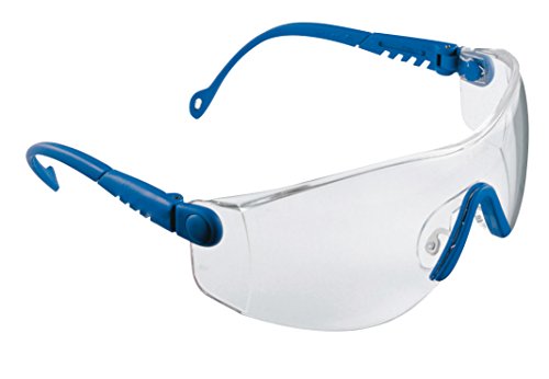 Honeywell 1000018 Op-Tema Safety Eyewear Frame with Clear Anti-Scratch Lens - Blue