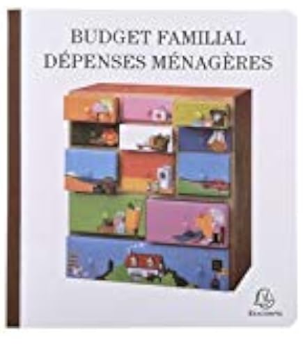 Cahier Budget Dépenses Ménagères Exacompta - 56 Pages - Suivi Recettes Et Dépenses - Papier 110g/m2