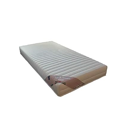 King of Dreams Matelas 120x190 pour Sommier Articulé - Déhoussable Mousse Poli Lattex Indéformable - 19 cm - Soutien Très Ferme Housse Lavable à 30° Relax King 120 x 190