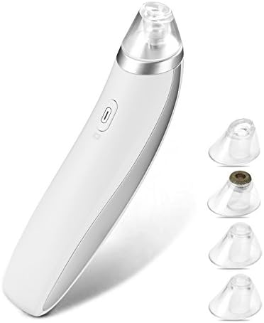 Blackhead Remover, Dobet Electronic Facial Pore Cleaner Acne Remover, Blackhead Extraction Tool Comedo Suction (White)