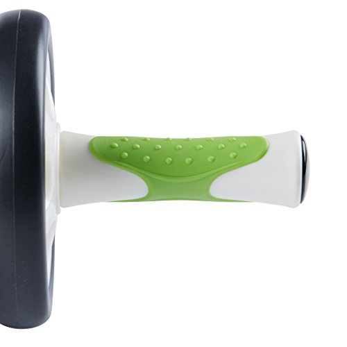 Ultrasport AB Roller Bauchtrainer, Bauchmuskeltrainer für Damen für Fitness, Muskelaufbau und Abnehmen an Bauch Beine Po – Bauchroller inklusive Knieauflage und Trainingsanleitung - 5