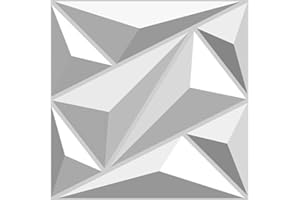 EURODECO 12PCS/3 m² 3D Paneele PVC Kunststoffpaneele Wandpaneele Gaming Zimmer Wand Decke 3D Optik Onyx hochwertige & harte PVC 3D Platten