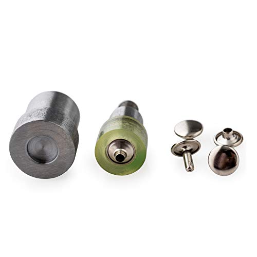 7 mm doble tapa ajuste herramienta remachadora remaches terrajas para prensa de la mano verde Universal máquina de boda Decor