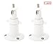 Produktbild silipac Sicherheit CCTV Kamera Wand Metall Mount Deckenleuchte Halterung Ständer drehbar Smart Home Stativ Verstellbarer Halter Indoor Outdoor Klemme kompatibel mit Arlo MOUNTING KIT Zubehör 2 Pack, weiß