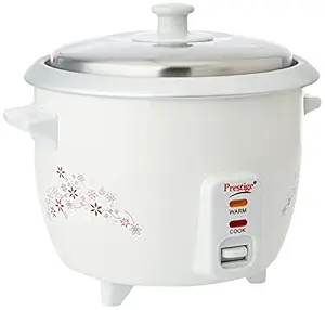 Prestige Delight PRWO Electric Rice Cooker (1 L, White)