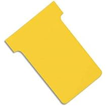 Fiches Cartonnées Nobo T Cards - 100 Unités - Rouge - 8,5x6 Cm - Pour Planning Bureau