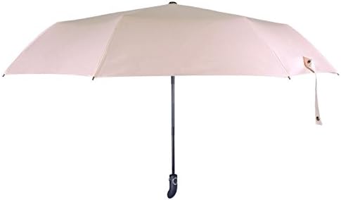 Travel Folding Automatic Umbrella UV Protection UPF50+ Windproof Strong Premium Fiberglass-Auto Open &amp; Close for Men's &amp; Ladies（Pink）YS014