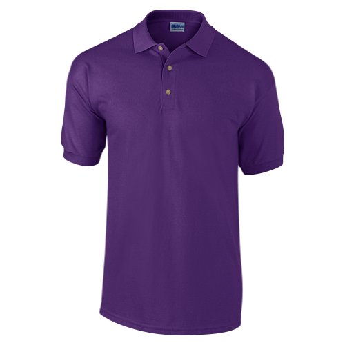 Gildan - Polo de manga corta para hombre/Caballero Modelo Pique - 100% algodón calidad de primera (Extra Grande (XL)/Púrpura)