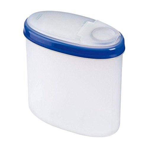 Curver 07690-082-40 Ovale Streudose New Grand Chef, 2,1 L, transparent / blau