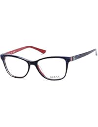 Guess - GU2536, Cat eye, acetato, mujer, BLUE HAVANA RED(092 D), 48/16/135