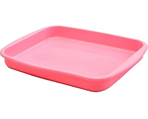 Allforhome 10 Zoll Rechteck Tray Nonstick Flexible Silikon-Ofen-Kuchen-Backen-Bonbonherstellungs Moulds Cake Pans DIY Brot-Laib Toast Mold Multifunktions - 2
