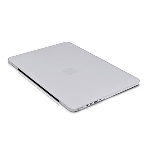 kwmobile Hardcase Laptop Hülle für Apple MacBook Pro Retina 15″ (ab Anfang 2013) – Matt Transparent dünne gummierte Schutzhülle Cover Case Tasche - 9
