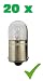Produktbild PRAKTISCHES 20er SET! (Grundpreis: 0,73 EUR/Stk) 20 x R10W 12V 10W BA15s Glühlampe Glühbirne Stopplicht- Blinklicht- Schlusslicht Positions-Licht Kennzeichen-Lampe Halogen-Lampe Auto-Lampe