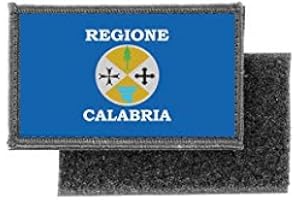 AKACHAFACTORY toppe toppa patch bandiera stampado applique banderina italia calabria