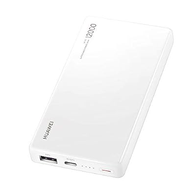 Huawei 55030727 Power Bank 12, 000 mAh Sortie 10V4A/5V4.5A/9V2A Type C Blanc