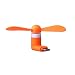 Produktbild ONX3 Orange typ c stecker tragbare Tasche Mini Handy lüfter/kühlung lüfter für Huawei nova 5i Pro