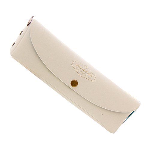 SAMGU Bleistift Kasten Bleistift Beutel Feder Tasche PU-Leder - Weiß