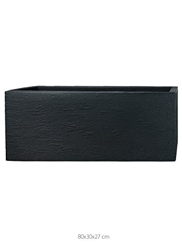 PFLANZWERK® Pflanzkübel Anthrazit Kunststoff 27x80x30cm *Frostbeständig* *UV-Schutz* *Qualitätsware* - 4