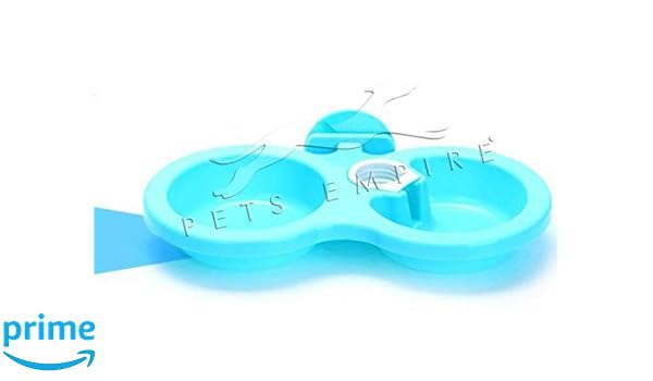 Pets Empire Pet Feeding Double Bowl Feeder Hanging Cat Dog Puppy