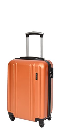 Lightweight Hard Shell Cabin ABS Suitcase 4 Wheel Budget Airline Hand Carry Luggage HLG003