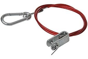 ProPlus 341303 broms- och avrivningsrep 100 cm/1 m med gaffelhuvud för släpvagn