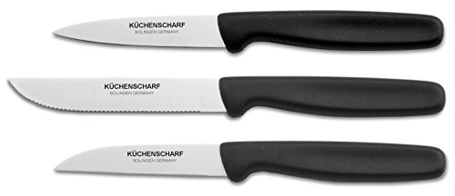 Küchenscharf Selection Gemüsemesser Set rostfreier Edelstahl, Made in Solingen