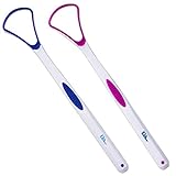 Tongue Scraper Cleaner ~ Soft & Gentle Silicone Head (Set of 2)