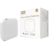 MOES Tuya ZigBee Smart Gateway/Hub with Cable | Smart Life App Wireless Remote Controller That Works, Alexa Google, You Need