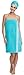 Produktbild Merry Style Damen Saunakilt Wellness Turban Set 13007 (Himmelblau, S/M)