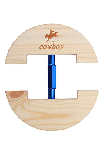 Cowboy® Bunt verstellbar Mütze Heavy Duty Keilrahmen Kleine Größe 6 1/5,1 cm bis 9 1/5,1 cm Größe 7 1/5,1 cm zu 10 5/20,3 cm, holz, schwarz, L - 9