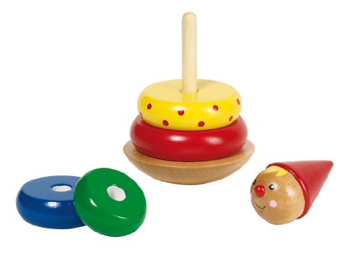 Imagen 1 de Goki - Nalo, torre de equilibrio de madera, 6 piezas (Gollnest & Kiesel 58896.0)