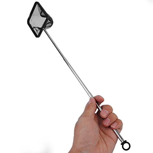 VORCOOL Kescher Aquarium Einziehbare Net(Schwarz) - 9