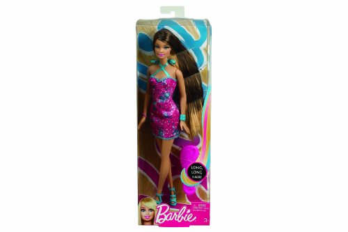 Barbie Long Hair Glam Brown Blonde Doll