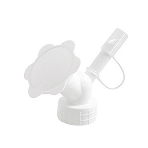 Preisvergleich Produktbild 2 in 1 Flaschenverschluss für Wasserflaschen / Bewässerungsdüse / Bewässerungsdüse / Wasserkessel / Duschkopf / Gartenwerkzeuge (weiß)